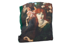 Load image into Gallery viewer, La Ghirlandata green cotton bag