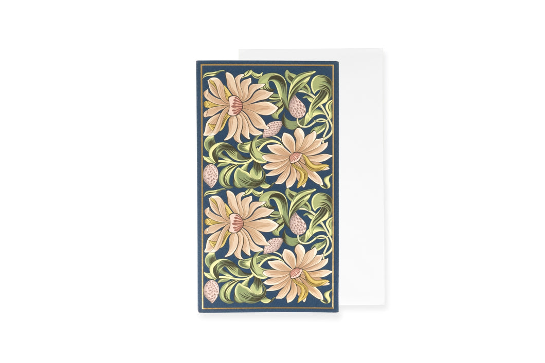 De Morgan Greetings Card - Honeysuckle